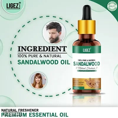 Ligez 100% Pure  Natural Sandalwood Essential Oil (10 ml)-thumb2