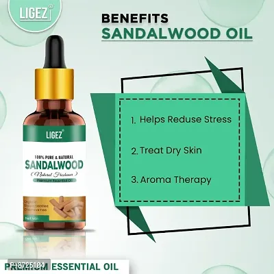 Ligez 100% Pure  Natural Sandalwood Essential Oil (10 ml)-thumb4