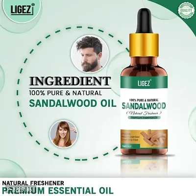 Ligez 100% Pure  Natural Sandalwood Essential Oil (15 ml)-thumb2