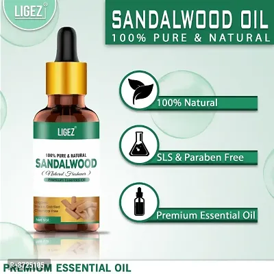 Ligez 100% Pure  Natural Sandalwood Essential Oil (15 ml)-thumb3