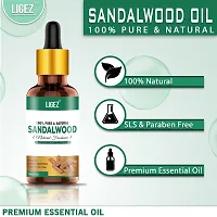 Ligez 100% Pure Sandalwood Essential Oil (30 ml)-thumb2
