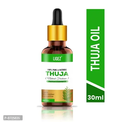Ligez 100% PURE AND NATURAL THUJA WOOD ESSENTIAL OIL FOR SKIN (30 ml)