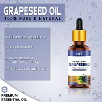 Ligez Grapeseed Oil Cold Pressed For Skin, Hair Nail Care 10 ml- (Pack of 2)-thumb3