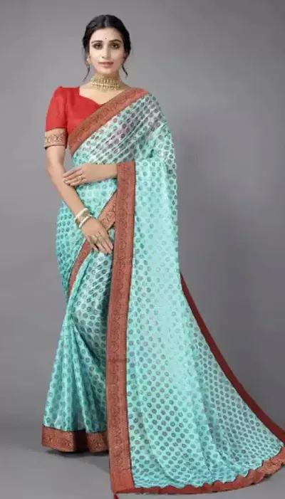 Stylish Silk Saree with Blouse piece For Women