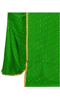 Attractive Chiffon Foil Print Saree with Blouse piece-thumb1