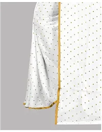 Attractive Chiffon Foil Print Saree with Blouse piece-thumb2