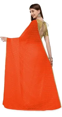 Attractive Chiffon Foil Print Saree with Blouse piece-thumb3