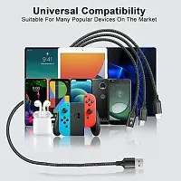 SP7 Unbreakable 3 in 1 USB Fast Charging Cable with Type C-thumb4