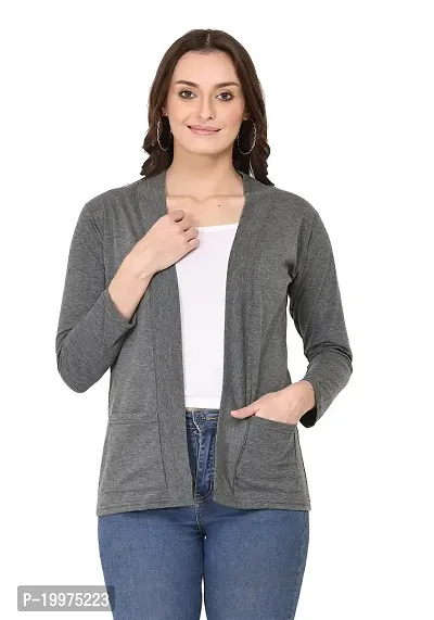 NRG Fashion Women Pocket Shrug-thumb0