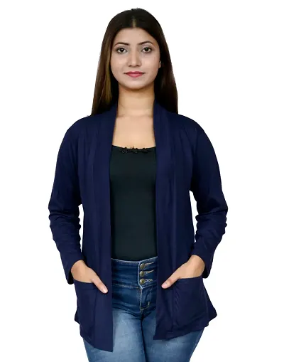 NRG Fashion Women Pocket Shrug