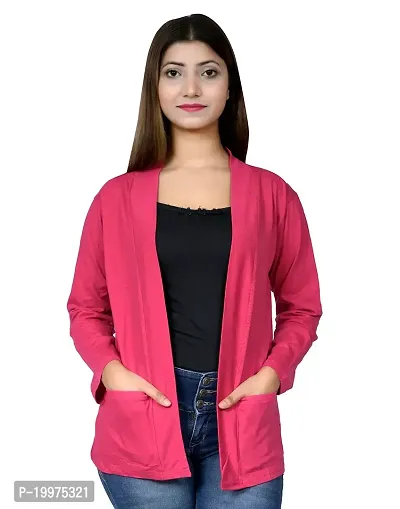 NRG Fashion Women Pocket Shrug