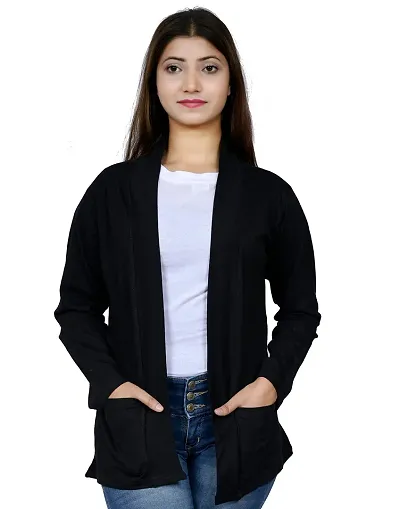 NRG Fashion Women Pocket Shrug