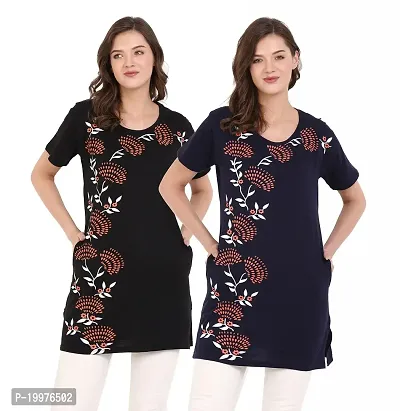 NRG Fashion Women Pocket Long T-Shirt