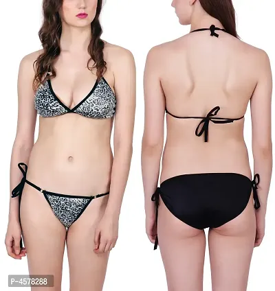 Women Non Padded Bikini Swimwear Set-thumb0