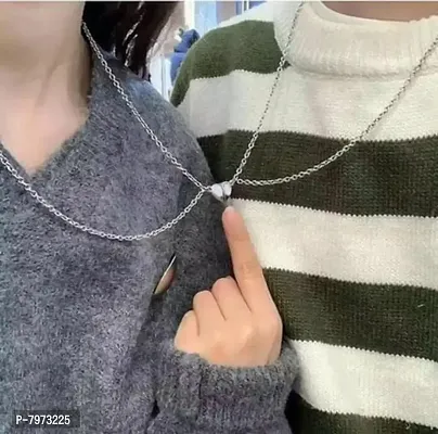 Magnetic Heart Couple Pendant-thumb0