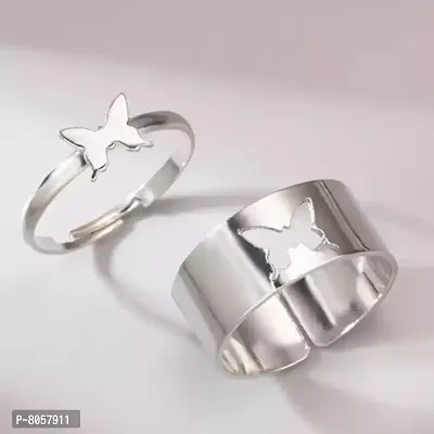 Fashionable Couple Rings With Box-thumb0