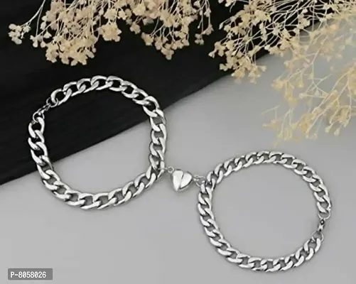 Stylish Fancy Alloy Bracelets For Couple-thumb0