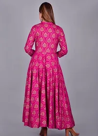 VRSS Enterprises Women's Beautiful Gown (Medium, Magenta Pink)-thumb1