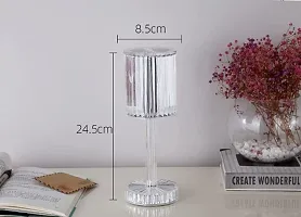 Hcetigol Crystal Diamond Table Lamp Dimmable Touch and Remote Control Romantic 16 Color Diamond Table Lamps USB Rechargable LED Night Stand Lamp (Multicolor)-thumb3