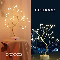 Hcetigol Tabletop Bonsai Tree Light with 36 Pearls LED, 20 Good Luck Plant, DIY Artificial Lamp Tree Lamp Decoration, Battery/USB Operated (Warm White)-thumb3