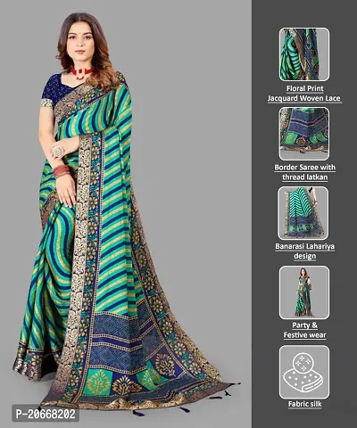 Stylish Women Chiffon Saree with Blouse piece-thumb3