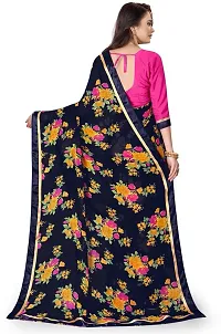 Stylish Women Georgette Saree with Blouse piece-thumb4