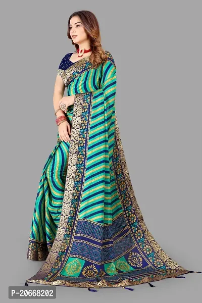 Stylish Women Chiffon Saree with Blouse piece-thumb4