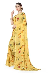 Stylish Women Georgette Saree with Blouse piece-thumb2