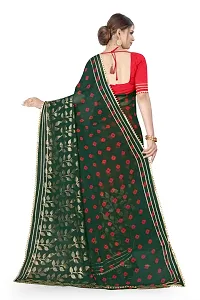 Stylish Women Georgette Saree with Blouse piece-thumb2