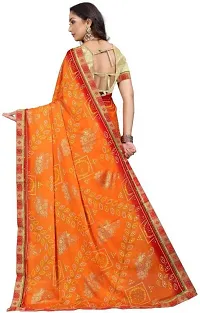 Stylish Women Georgette Saree with Blouse piece-thumb3