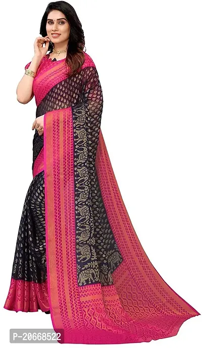 Stylish Women Chiffon Saree with Blouse piece-thumb4