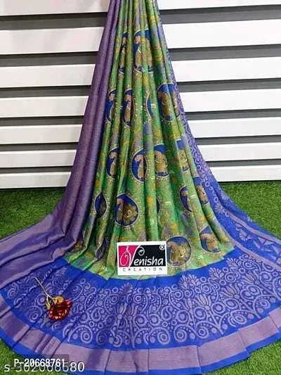 Stylish Women Chiffon Saree with Blouse piece