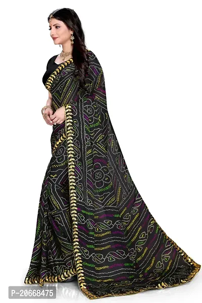 Stylish Women Chiffon Saree with Blouse piece-thumb4