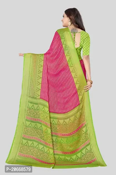 Stylish Women Chiffon Saree with Blouse piece-thumb2