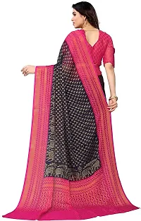 Stylish Women Chiffon Saree with Blouse piece-thumb2