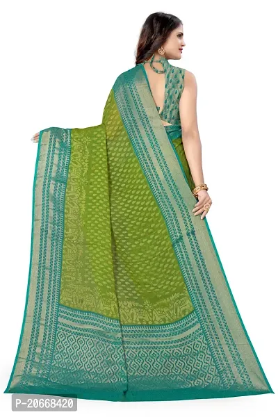 Stylish Women Chiffon Saree with Blouse piece-thumb3