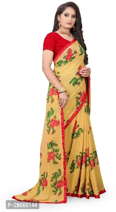 Stylish Women Georgette Saree with Blouse piece-thumb4