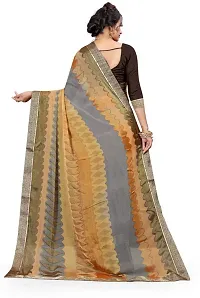 Stylish Women Chiffon Saree with Blouse piece-thumb2