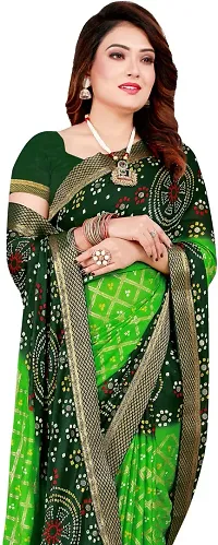 Stylish Women Chiffon Saree with Blouse piece-thumb3