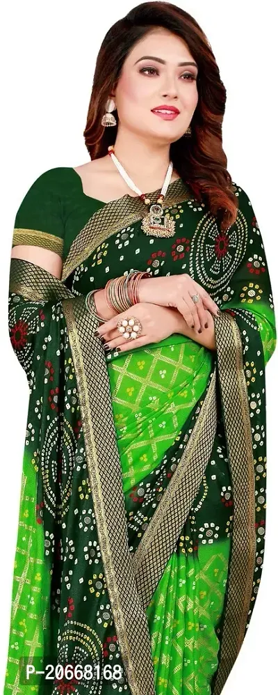 Stylish Women Chiffon Saree with Blouse piece-thumb4