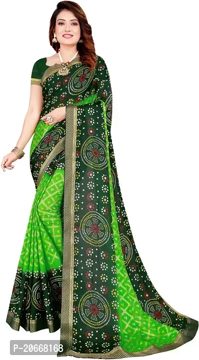 Stylish Women Chiffon Saree with Blouse piece