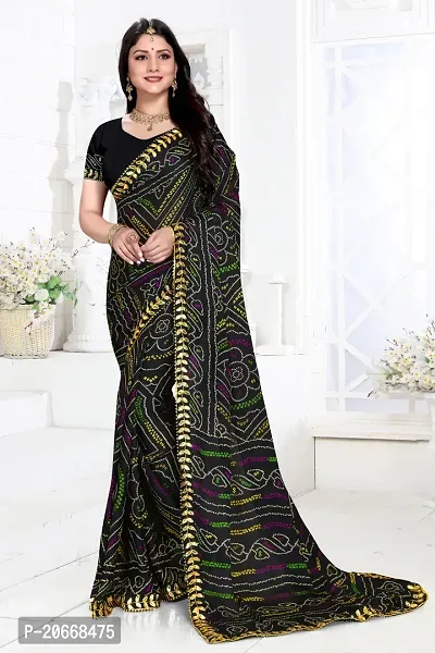 Stylish Women Chiffon Saree with Blouse piece-thumb5