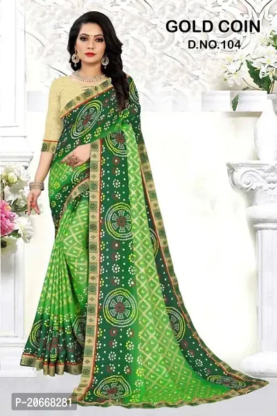 Stylish Women Georgette Saree with Blouse piece-thumb5