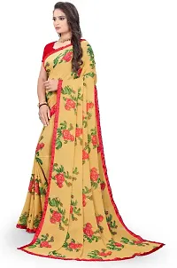 Stylish Women Georgette Saree with Blouse piece-thumb4