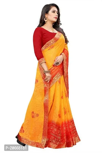 Stylish Women Chiffon Saree with Blouse piece-thumb4