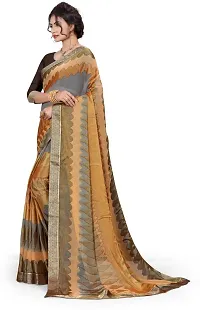 Stylish Women Chiffon Saree with Blouse piece-thumb3