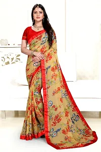 Stylish Women Georgette Saree with Blouse piece-thumb4