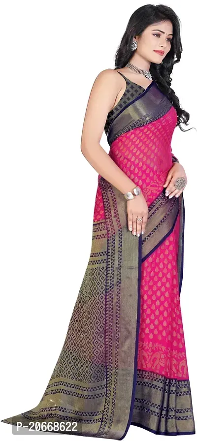Stylish Women Chiffon Saree with Blouse piece-thumb5