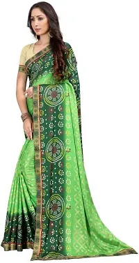 Stylish Women Georgette Saree with Blouse piece-thumb2