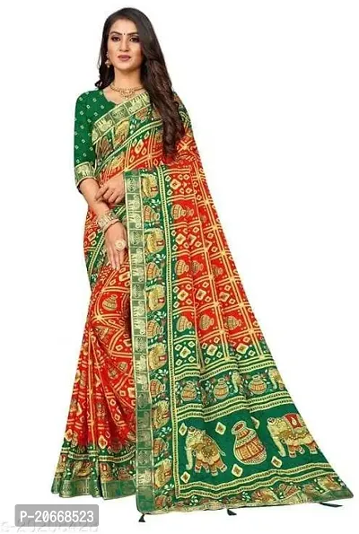 Stylish Women Chiffon Saree with Blouse piece